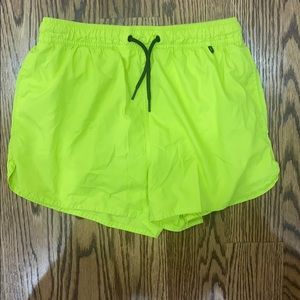 Neon Green Swim Shorts